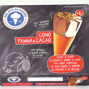 coni panna cacao